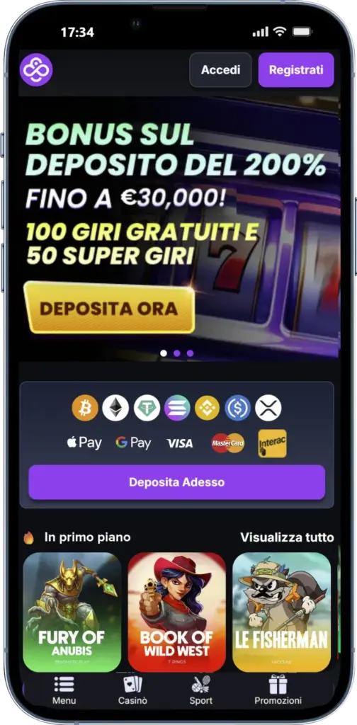 Coincasino Voornaamst